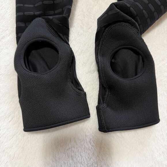 Nike Dri-Fit Pro Recovery Hypertight Running Tights in Black Neon Green Size L - Picture 12 of 16